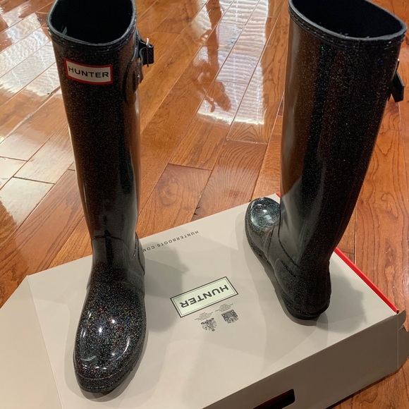 hunter starcloud tall rain boots